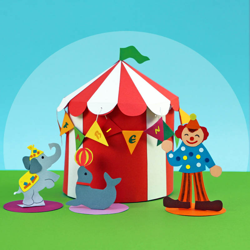 Crear una carpa de circo | Canson® crear-una-carpa-de-circo-canson
