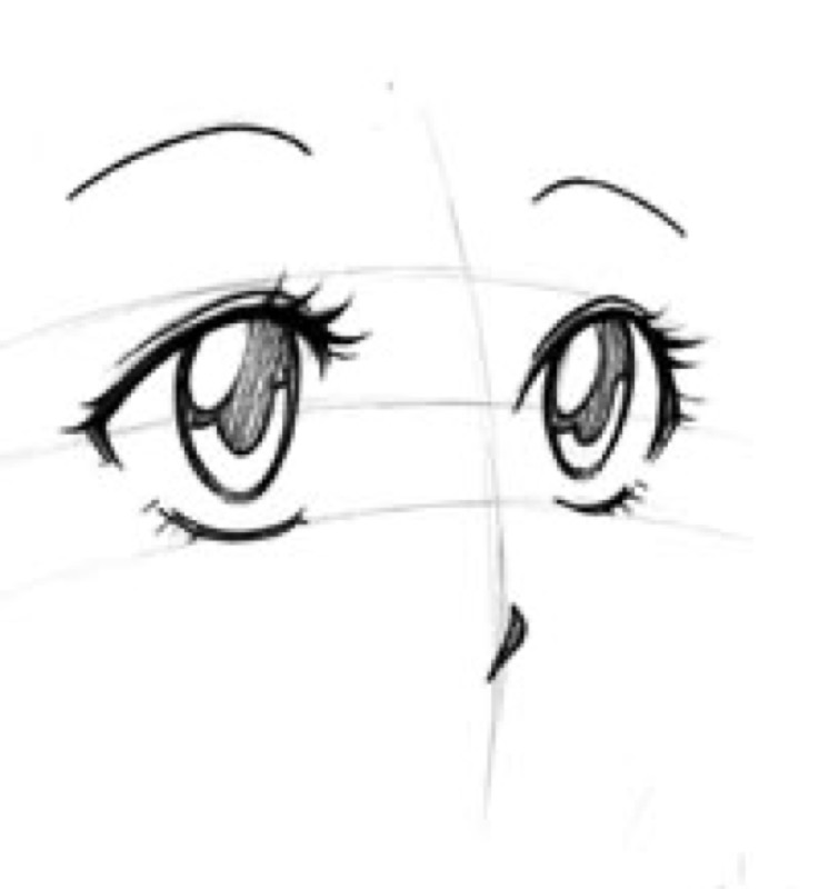 COMO DIBUJAR UN ROSTRO MANGA / DIBUJAR ROSTRO MANGA DE MUJER 