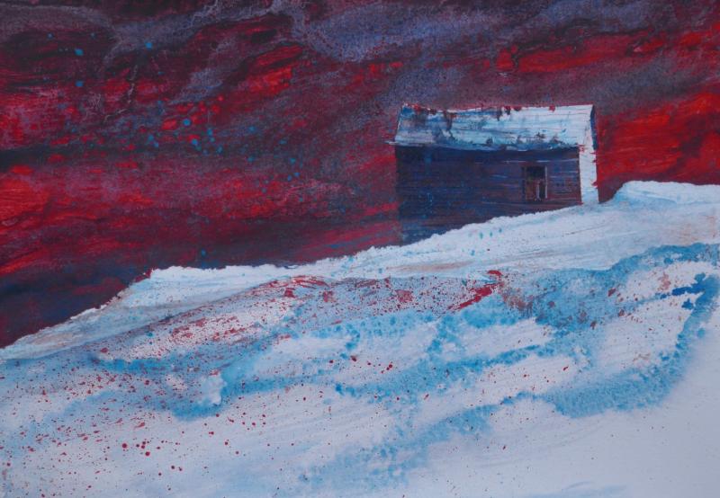 la cabane sur la neige rouge - Stéphane Langeron