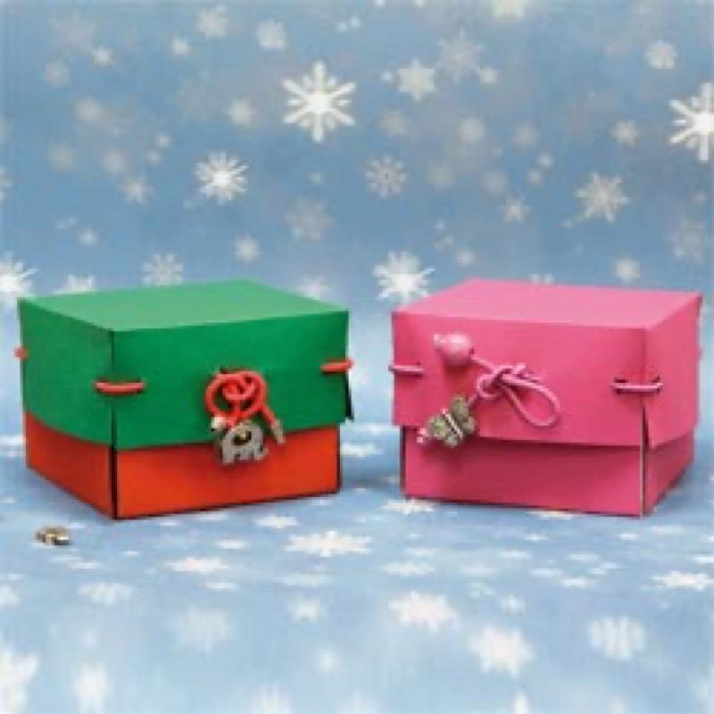 5 ideas para decorar una Caja de cartón para Navidad - Crear Para Regalar