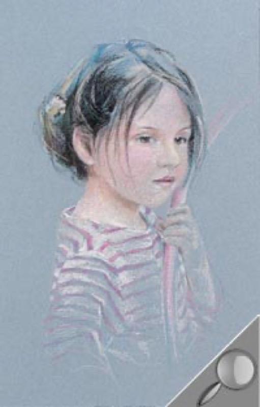 Pastel : Retrato de niña | Canson